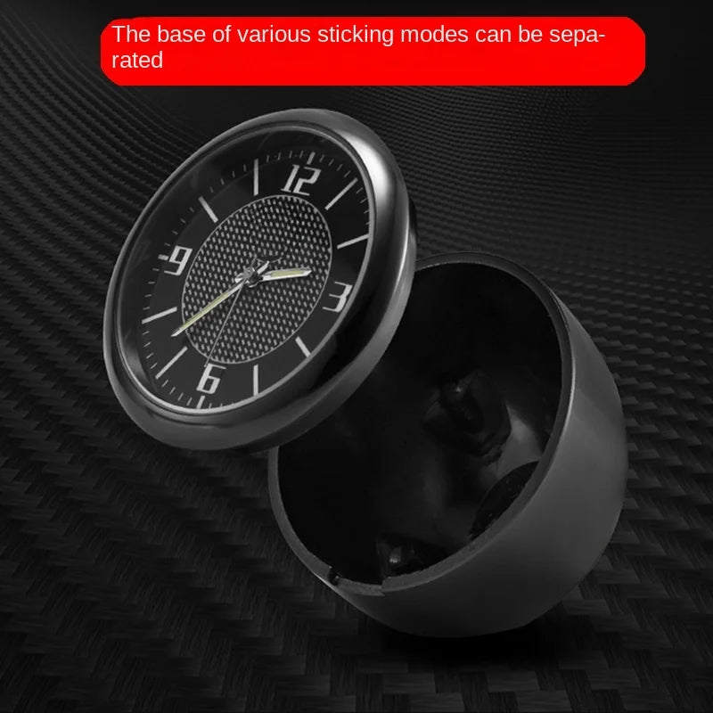 Car Clock Luminous Mini Automobiles Internal Stick-On Digital Watch