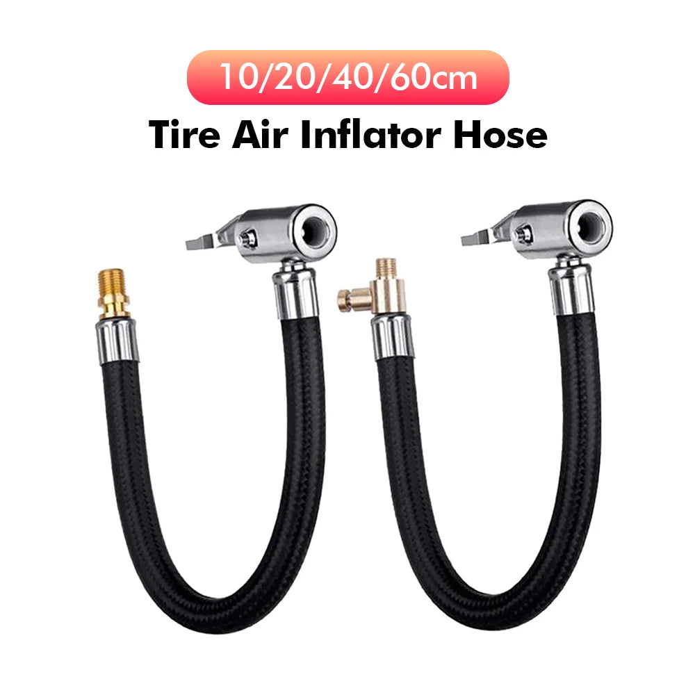 Car Tire Inflator Hose Air Pump Extension Car Tire Repair Tyre