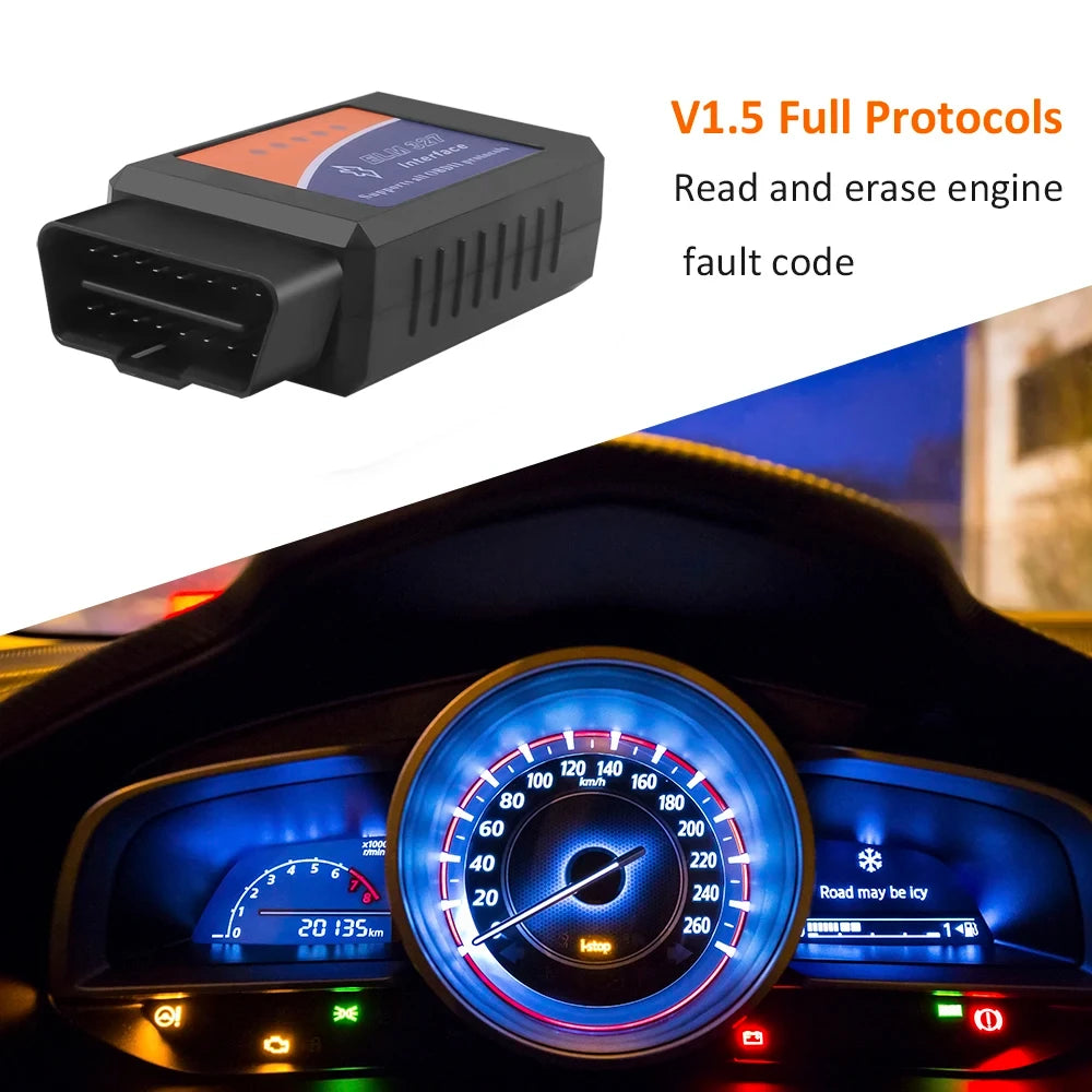 ELM327 V1.5/2.1 OBD2 Scanner TR6260S1 Bluetooth ELM 327 OBD Car