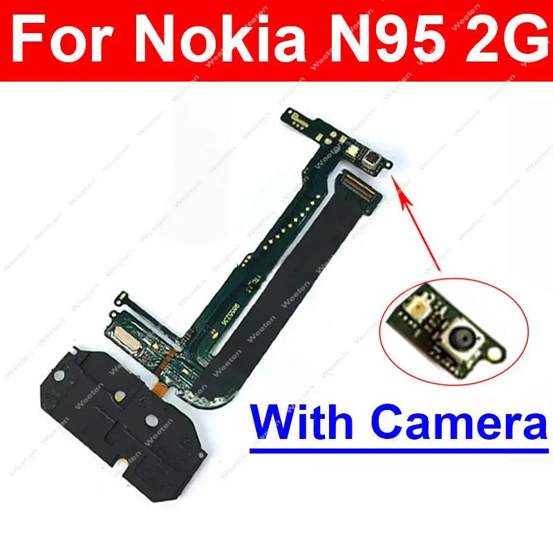 LCD Screen Flex Cable For Nokia N95 2GB 8GB Keypad PCB Flat with Front
