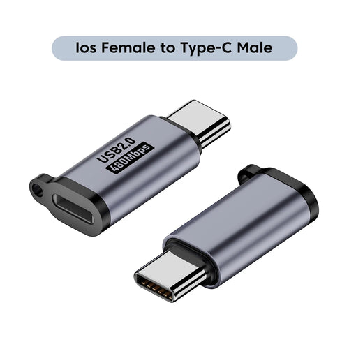 Micro USB To Type C Adapter Mini USB To USB C 480Mbps Fast Data