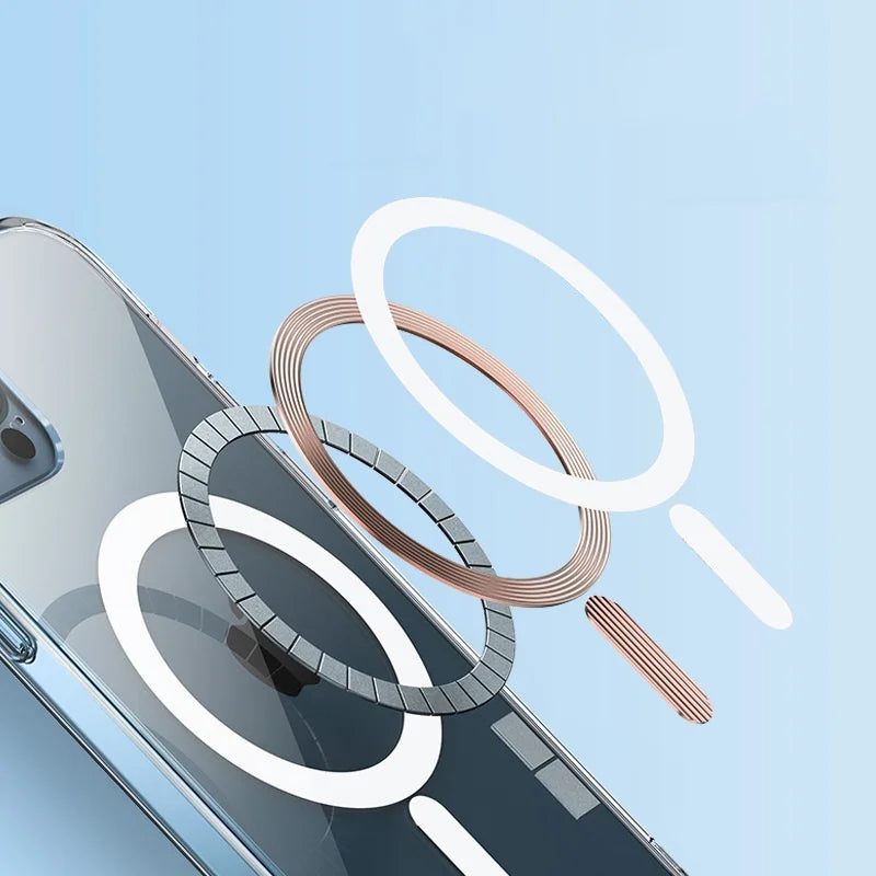 Acrylic Magnetic Case For iPhone 16 15 14 13 12 Pro Max Luxury Ultra