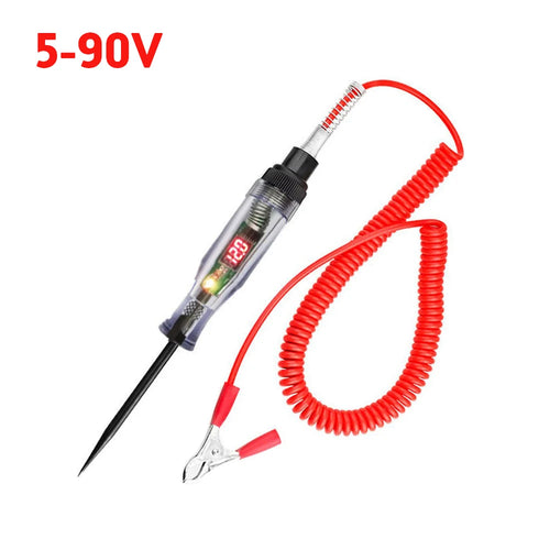 6V 12V 24V Auto Truck Voltage Circuit Tester DC Digital Display Long