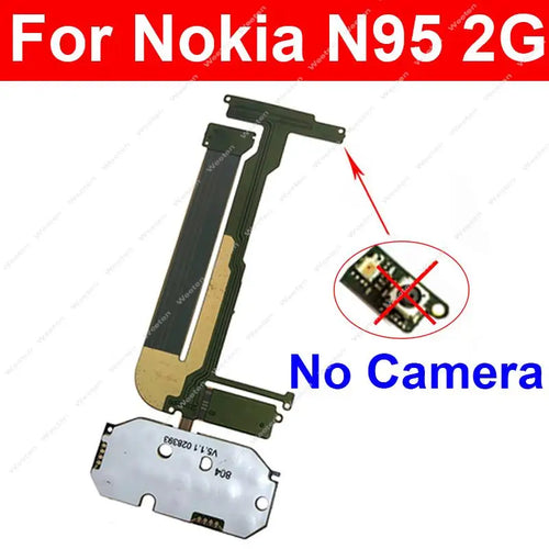 LCD Screen Flex Cable For Nokia N95 2GB 8GB Keypad PCB Flat with Front