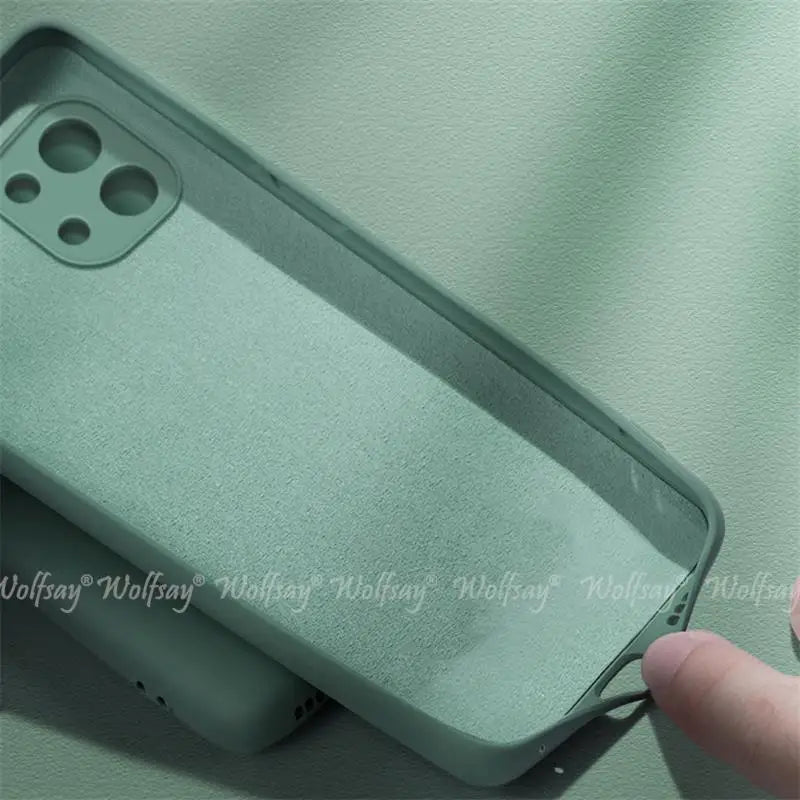 For Xiaomi POCO C65 Case Liquid Silicone Plain Rubber Fundas Protector