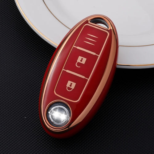 TPU Car Key Cases for Nissan Juke X-trial Qashqai Micra Leaf Note
