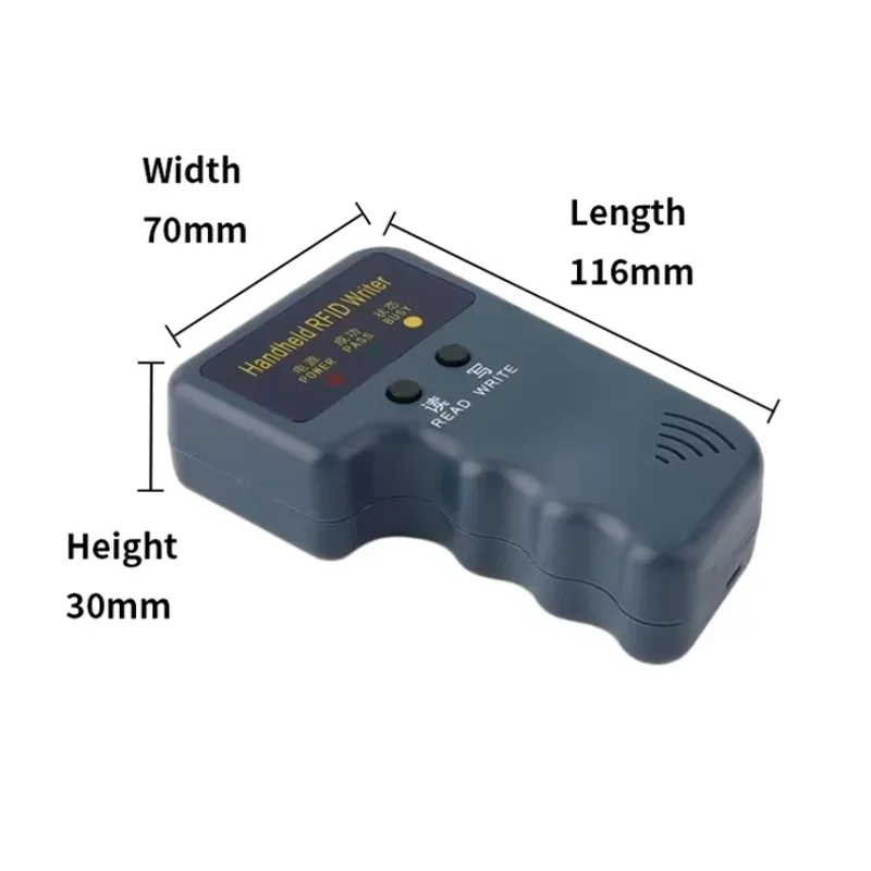 Repetitive Handheld 125KHz EM4100 5200 RFID ID Card Writer Copier
