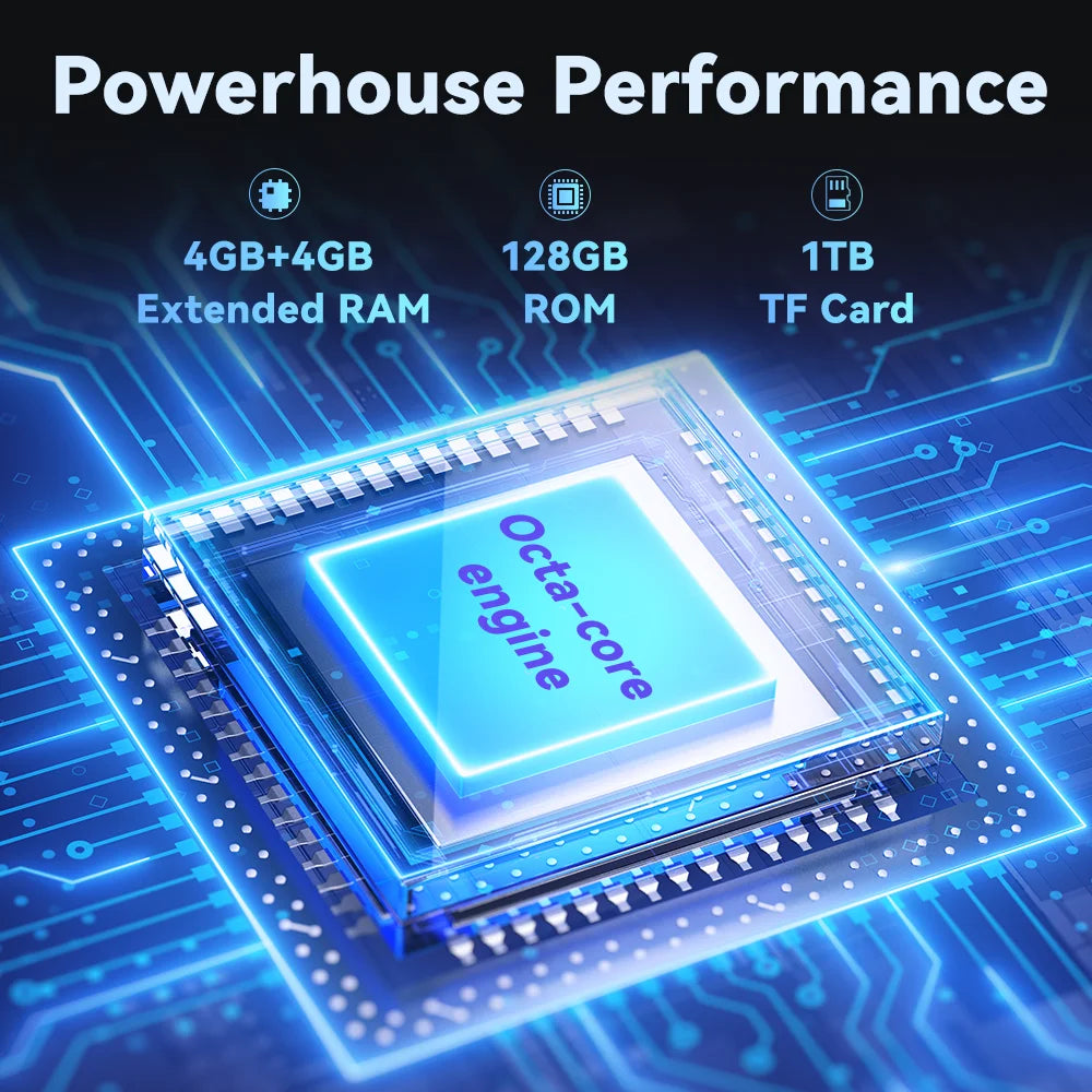 Cubot TAB 60, 2024 New Android Tablet, Octa-Core, 8GB RAM (4GB+4GB),