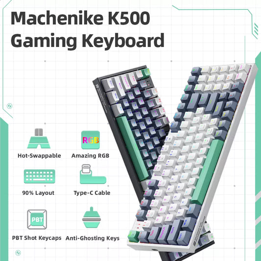Machenike K500 Mechanical Keyboard Gaming Keyboard Wired Keyboard Hot