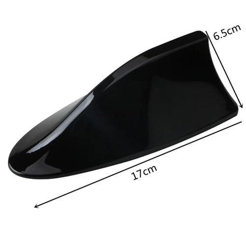 Universal Carbon Fiber Look Car Roof Top Mount Shark Fin Aerial