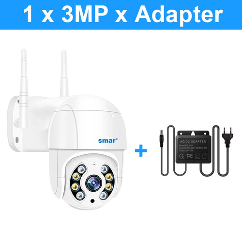 Smar 1080P 5MP 4K WiFi Camera Outdoor 5X Digital Zoom PTZ Wireless