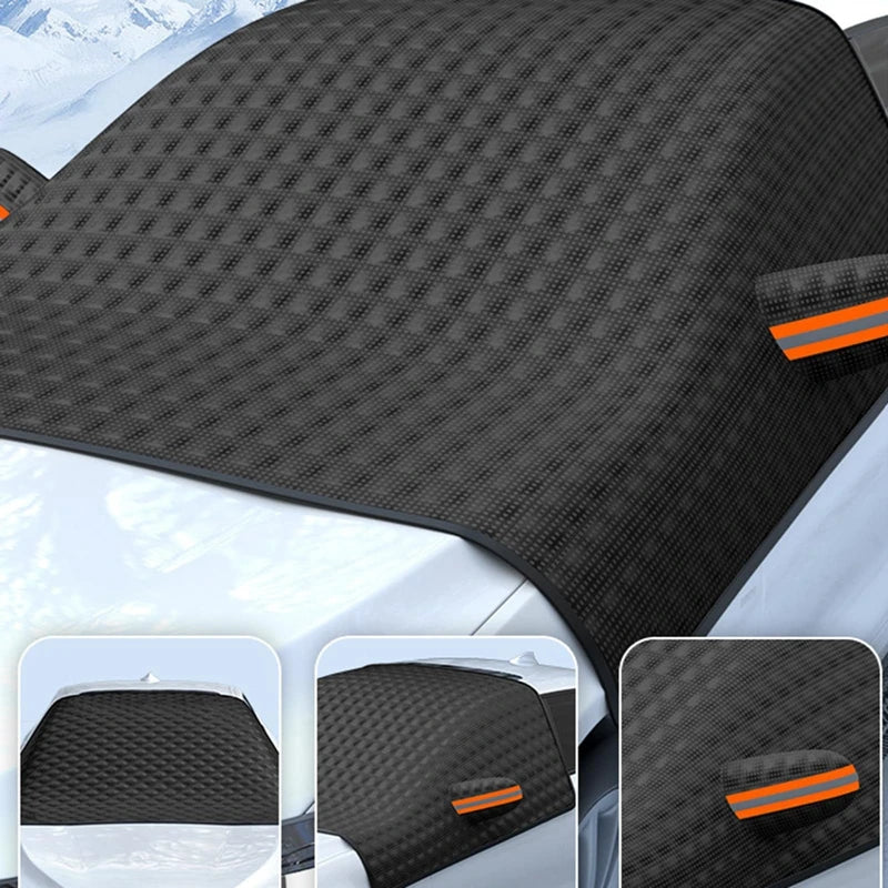 LEIBOO Car Window Snow Cover Magnetic Windshield Sunshade Anti Freeze