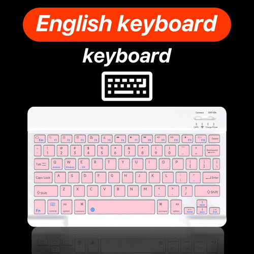 CASEPOKE 10 Inch Bluetooth Wireless Keyboard For Samsung Xiaomi Apple