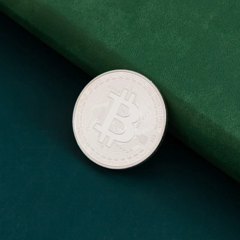 Bitcoin Coin Collectible Art Collection Gift Physical Commemorative