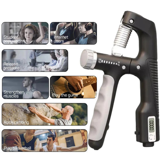 10-100Kg Hand Grip Exerciser Wrist Strengthener for Trainers Muscle