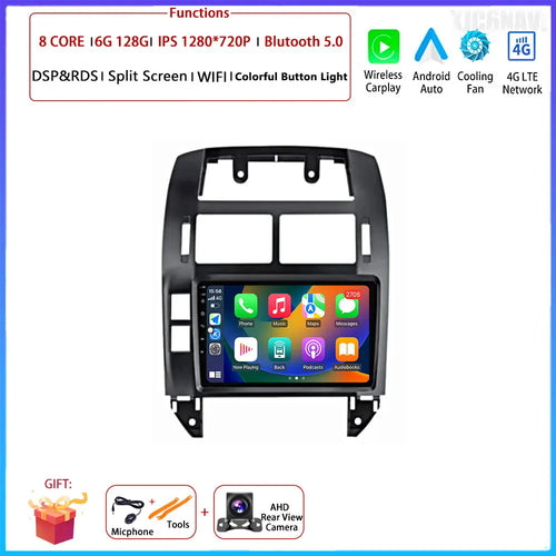 Android OS Car Radio For Volkswagen VW Polo MK4 6Q 9N 9N3 2004-2009