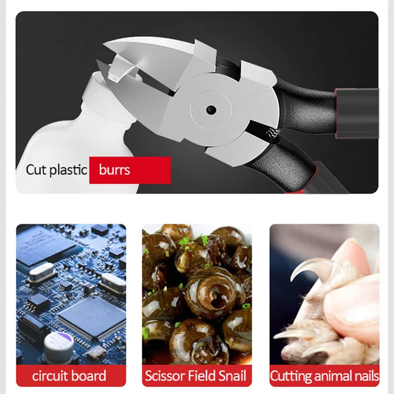 DELIXI ELECTRIC Nozzle Pliers  Electronic Pliers Industrial Scissors