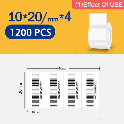 Niimbot Mini Printer Thermal Wire White/ Cable/Color/Round Sticker