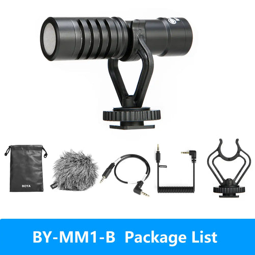 BOYA BY-MM1 Professional Cardioid Shotgun Microphone for iPhone