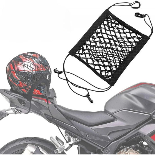 Motorcycle Cargo Net High Elastic Double Layer Motorcycle Net for