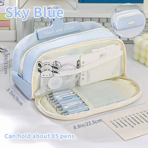 Pencil Case for Junior High School Students Large Capacity Pencil Case