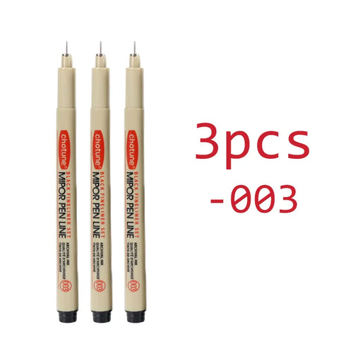Art Manga Outlining Pen Pigment Liner Micron Pen Marker set Hook Line