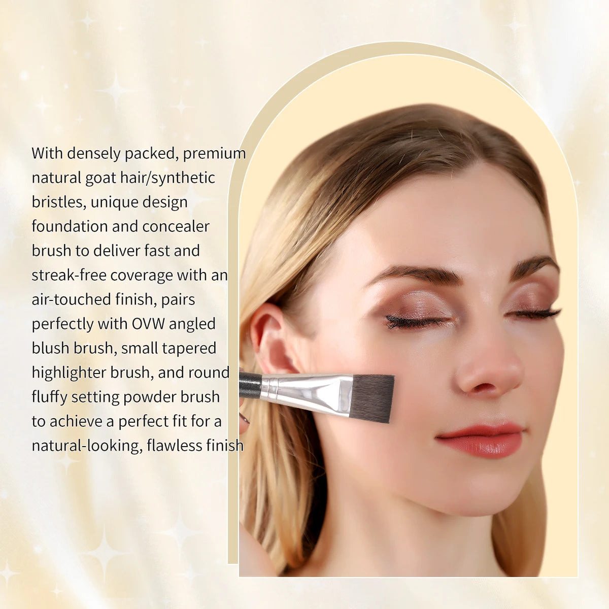 OVW Makeup Brushes set 29/24PCS Professional  Foundation Blender