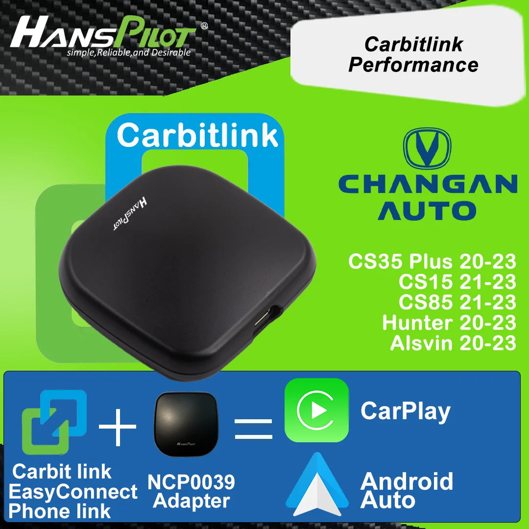 NCP0036  NCP0039 Changan CS35 plus, Hunter, Alsvin carbitlink easy