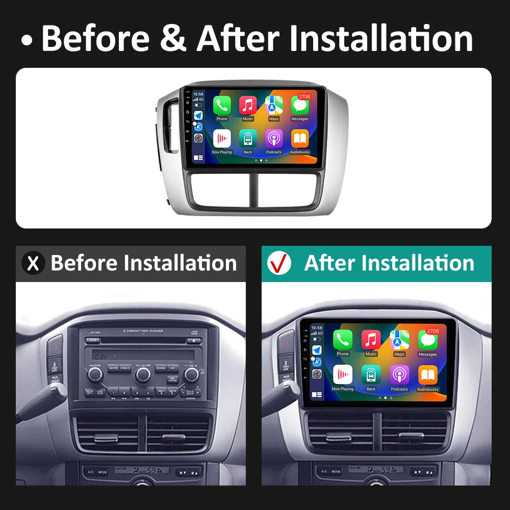 Android Smart System for Honda Pilot 1 2005 2006 - 2008 Navigation GPS