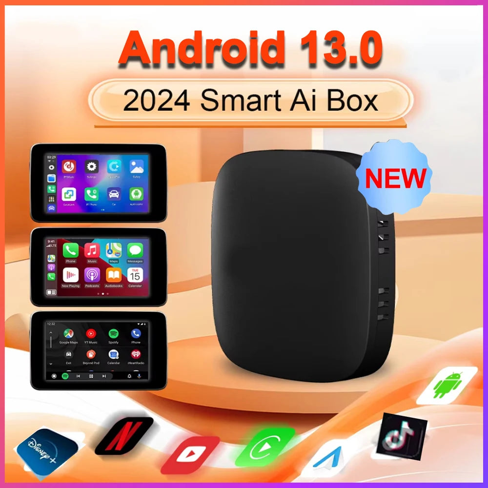 Android 13 New Carplay Ai Box Wireless Android Auto Wireless Carplay