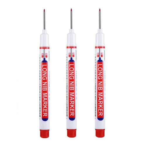 1/4Pcs White Permanent Paint Pen set for Wood Rock Plastic Leather