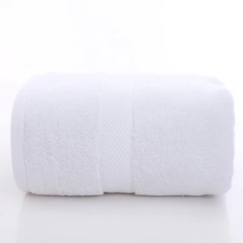 2/4/6pcs Cotton White Face Towels Set Soft Feel Hotel Towel Adult's