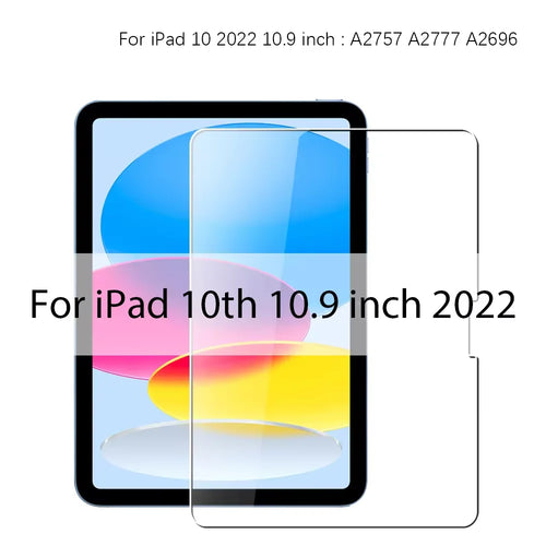 Tempered Glass for iPad Pro 11 4th 12.9 6th 12 9 Air 5 4 Screen