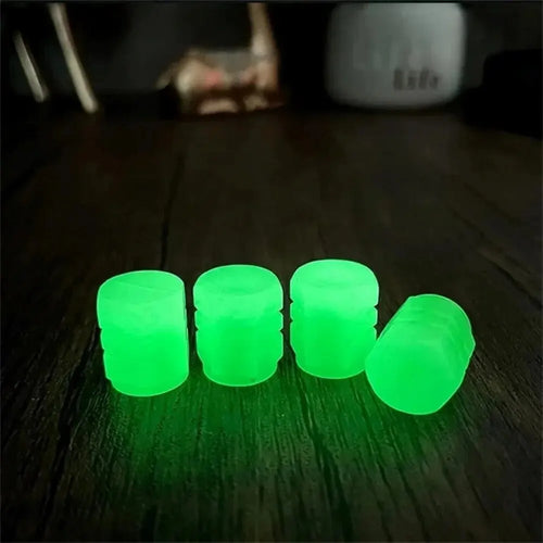 20Pcs Mini Luminous Tire Valve Caps Car Motorcycle Colorful Glowing