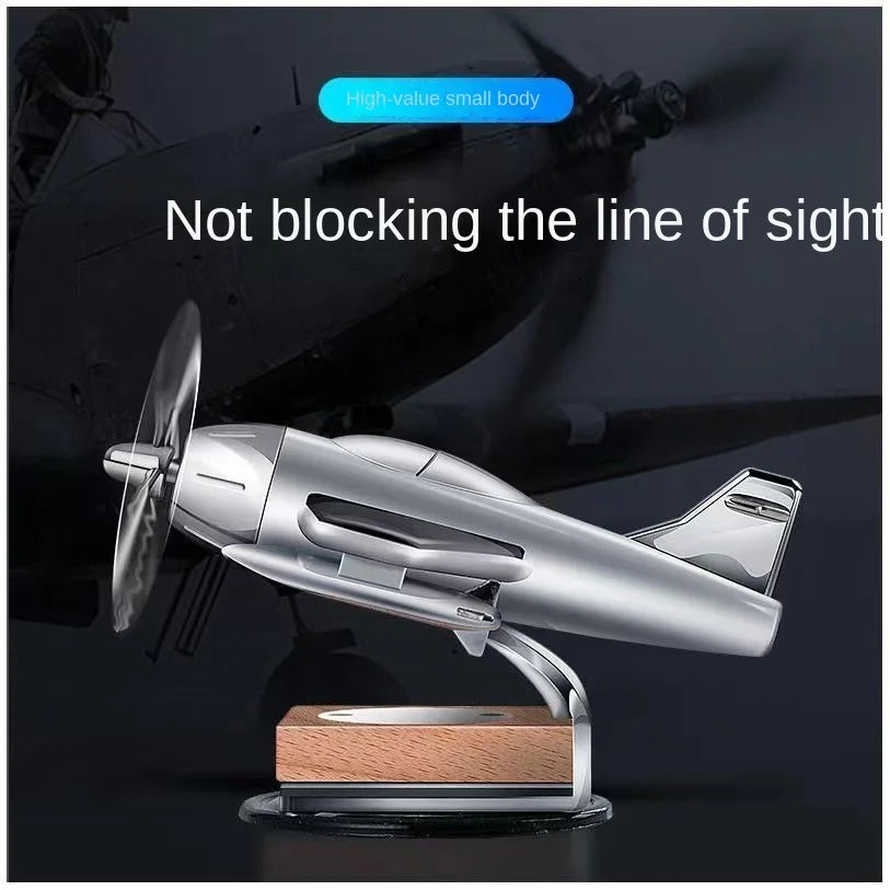 Solar Aircraft Car Perfume Ornament Car Solid Aromatherapy Car