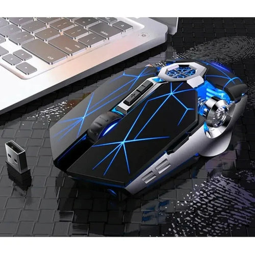 Wireless Optical 2.4G USB Gaming Mouse 1600DPI 7 Color LED Backlit
