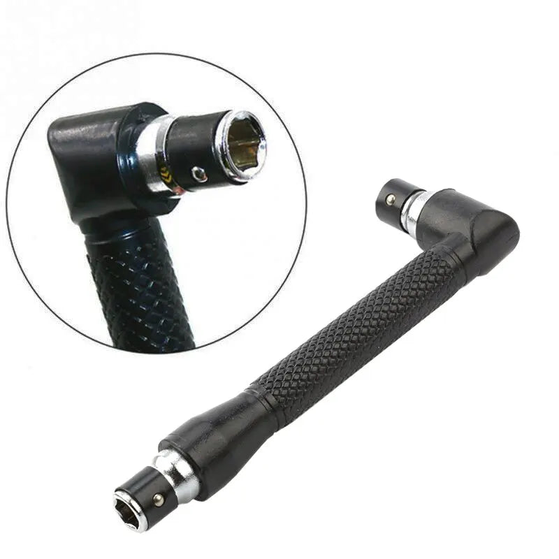 Mini Double-ended L-Socket Wrench 6.35mm 90° Right Angle Screwdriver