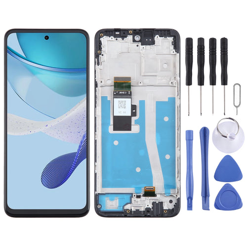 LCD Screen for Motorola Moto G53 Digitizer Full Assembly with Frame