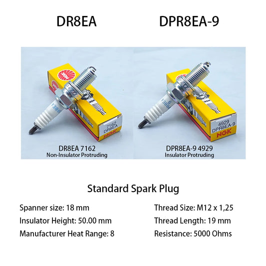 1pcs Original Motorcycle NGK Spark Plug DR8EA DPR8EA-9 Motorcycle
