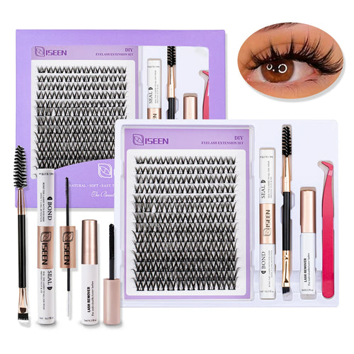 DIY Lash Extension Mix Styles Lash Clusters Individual with Bond&Seal
