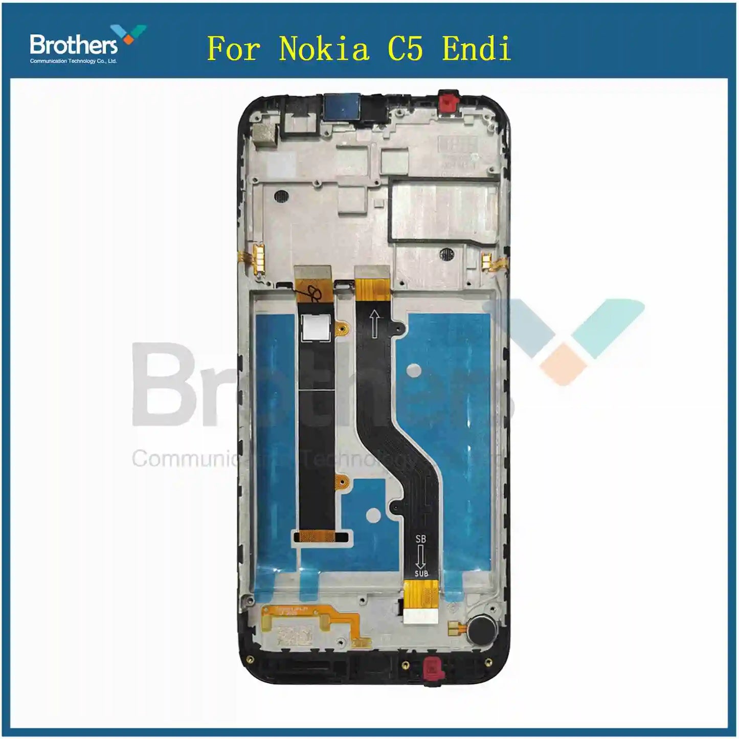 For Nokia C5 Endi LCD Display Touch Screen Digitizer Assembly