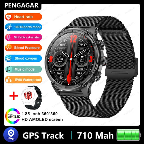 V99 1.85-inch Ultra HD Smart Watch NFC sensing Bluetooth Call 710 Mah