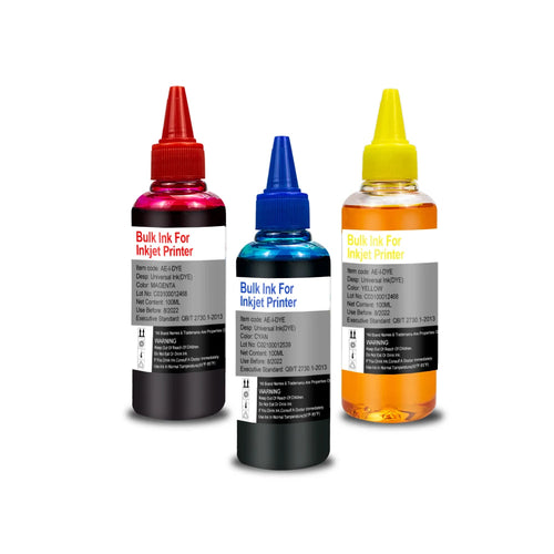 Universal Printer Ink 100ML Refill CISS kit Compatible For HP Canon
