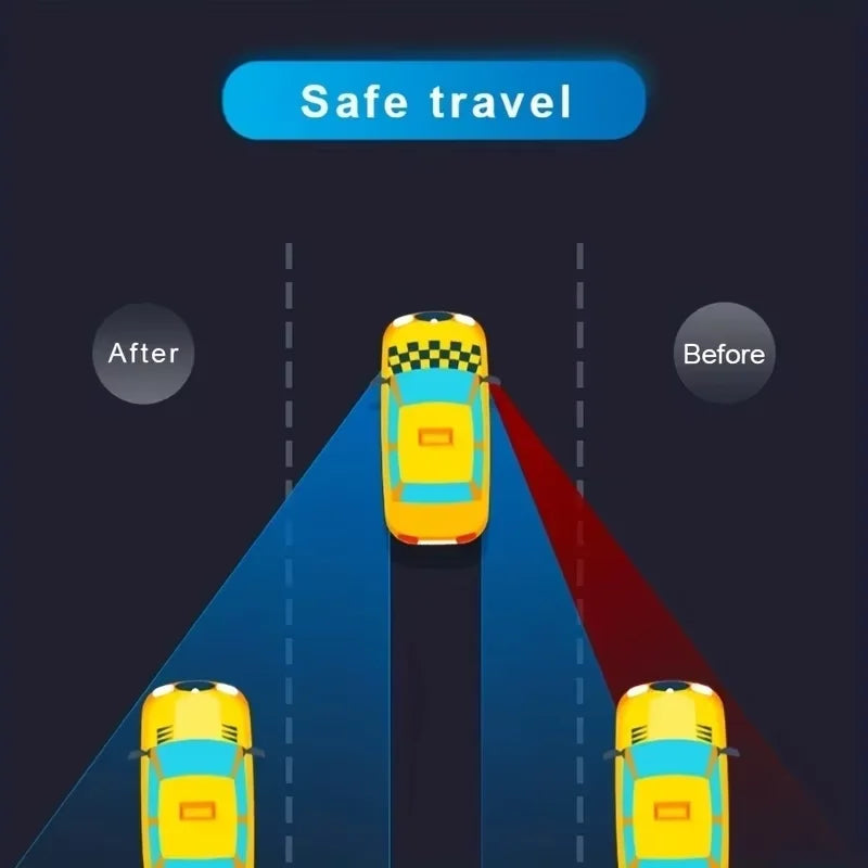 Adjustable Small Round Car Reverse Auxiliary Rearview Convex Mirror