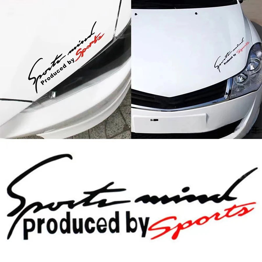 Sport Letter Universal Car Stickers Emblem Badge Decal Automobile