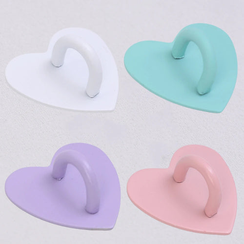 Kawaii Adhesive Metal Heart Phone Charm Holder Mobile Phone Case