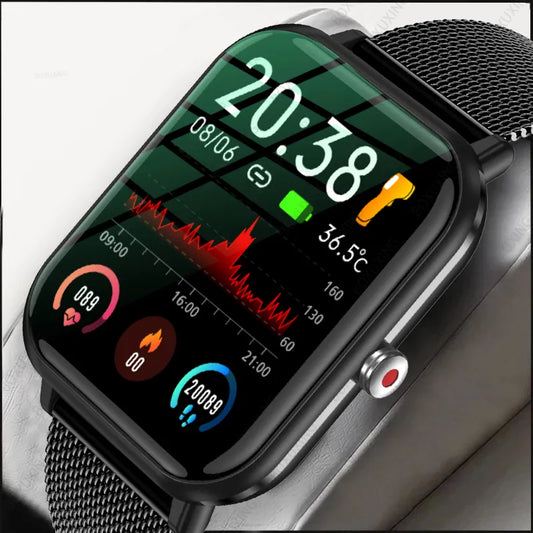 2023 New Smart Watch Men Blood Oxygen Monitoring Sports Fitness Watch