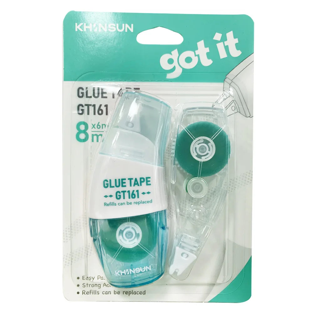 Double Sided Adhesive Tape Roller Glue Tape 6mm*8m with Refill Glue