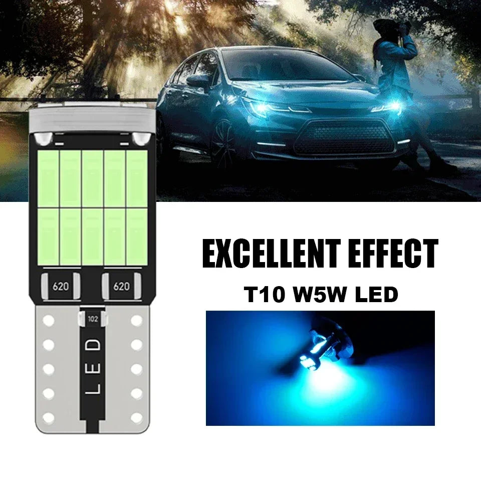 2pcs High Bright T10 W5W Led Car Light 26smd 4014 Smd Lamp Bulb