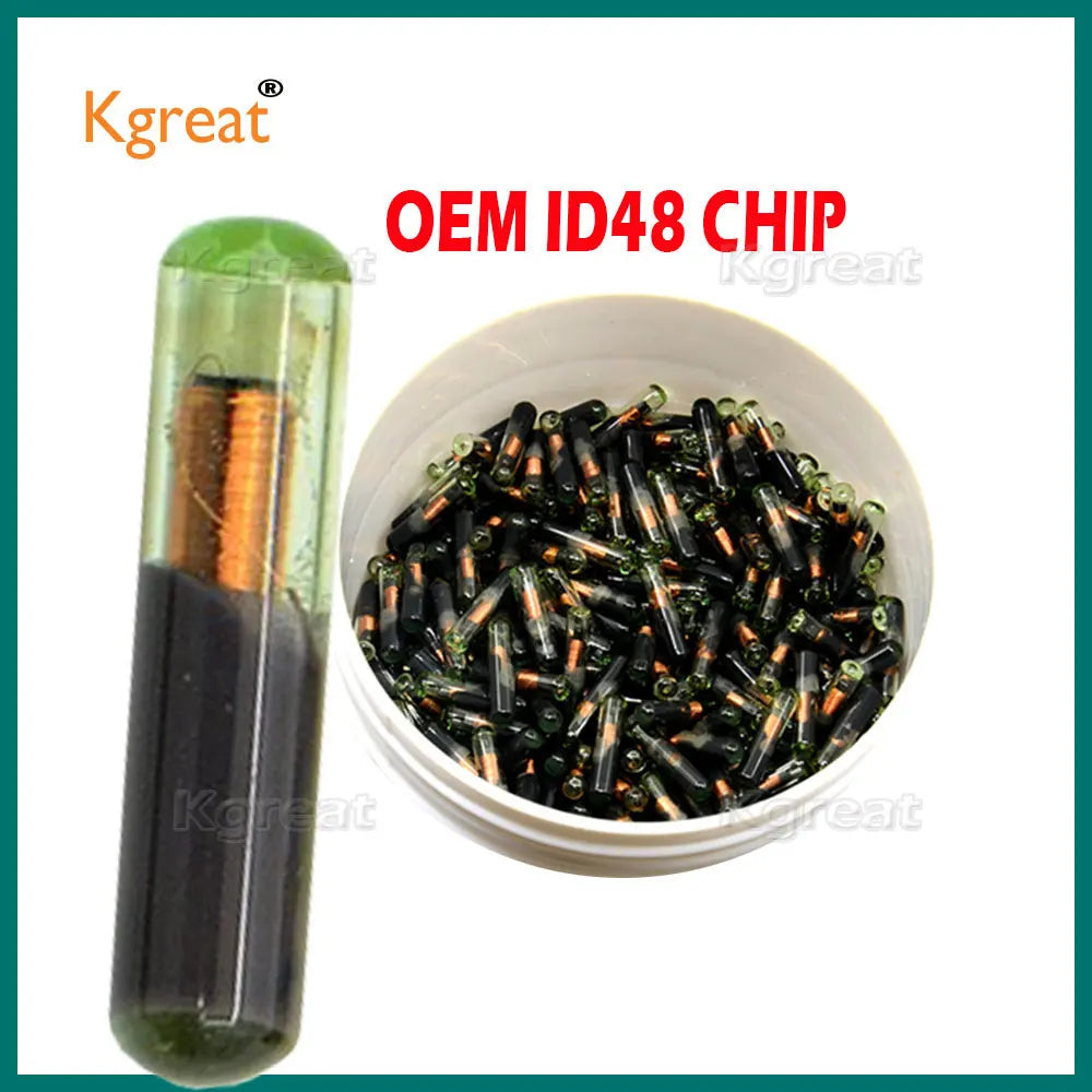 5 10 20 30 50 100 200PCS OEM Unlock Auto Chip ID48 Transponder Chip